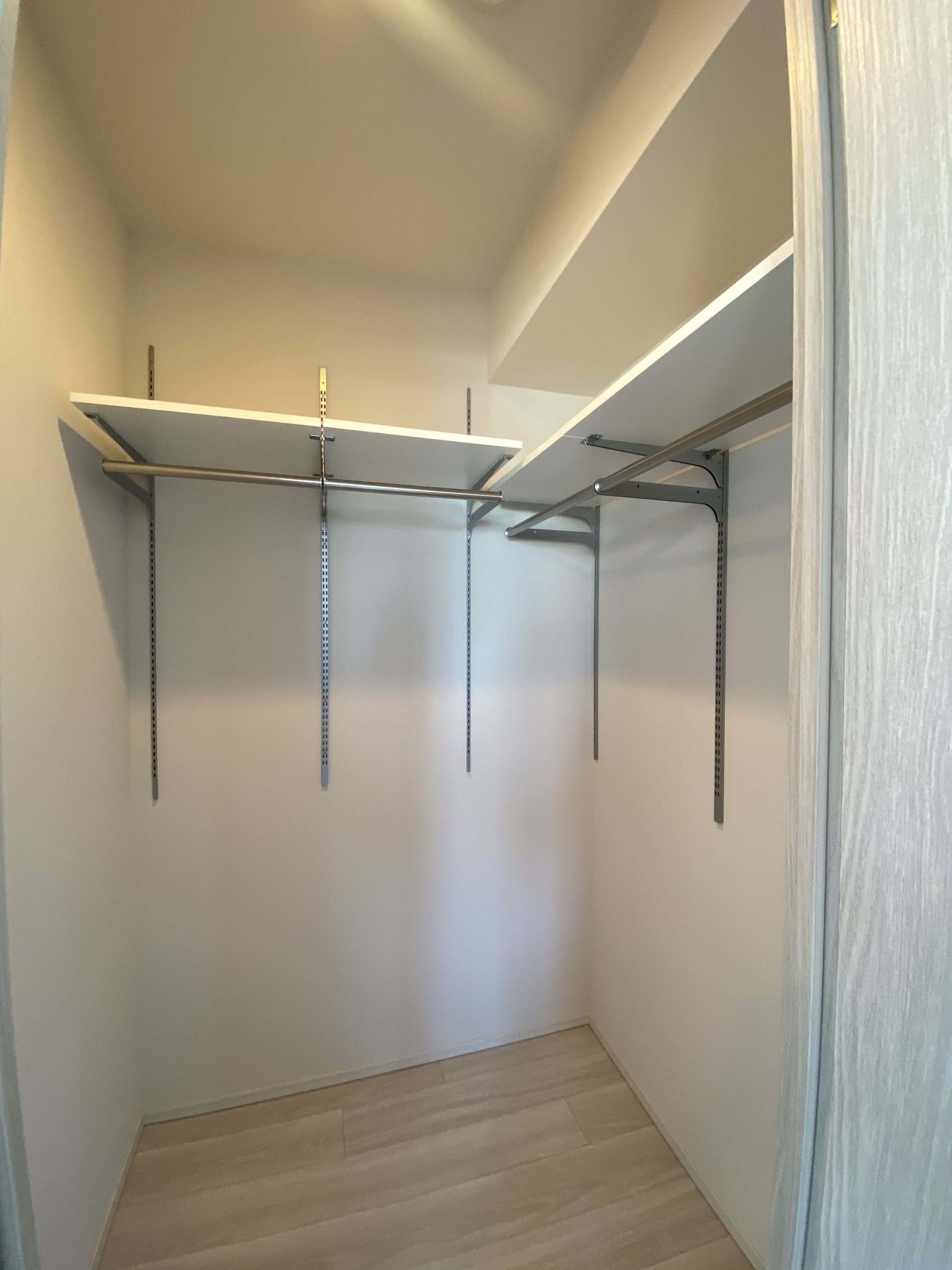 収納力抜群の使いやすいクローゼット