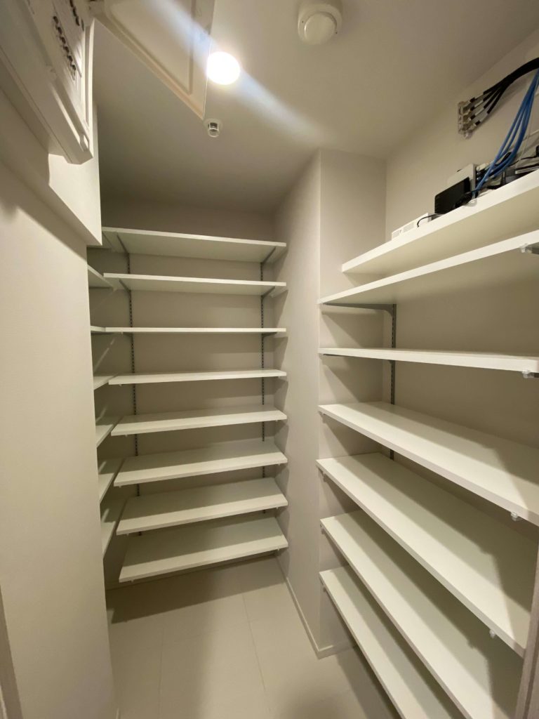収納力抜群の使いやすいクローゼット